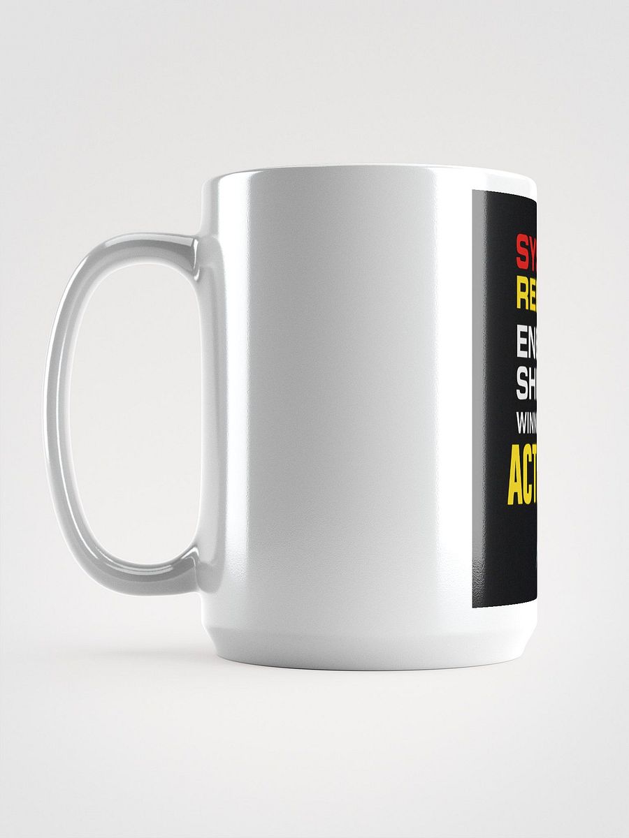 System Reboot Mug – Winner Mode (15 oz White) product image (6)