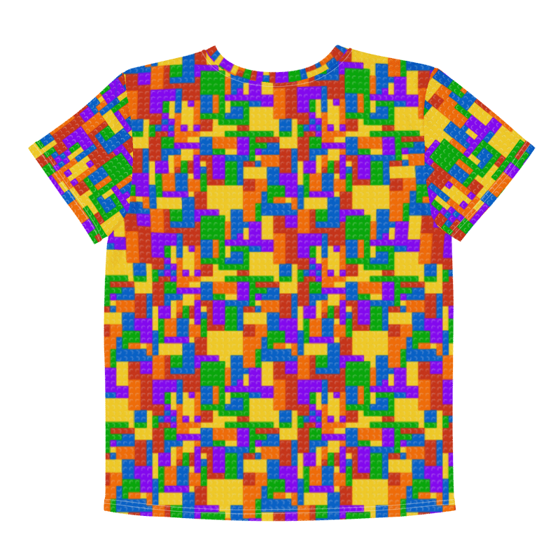 Blocks | Unisex Youth Crew Neck T-Shirt product image (3)