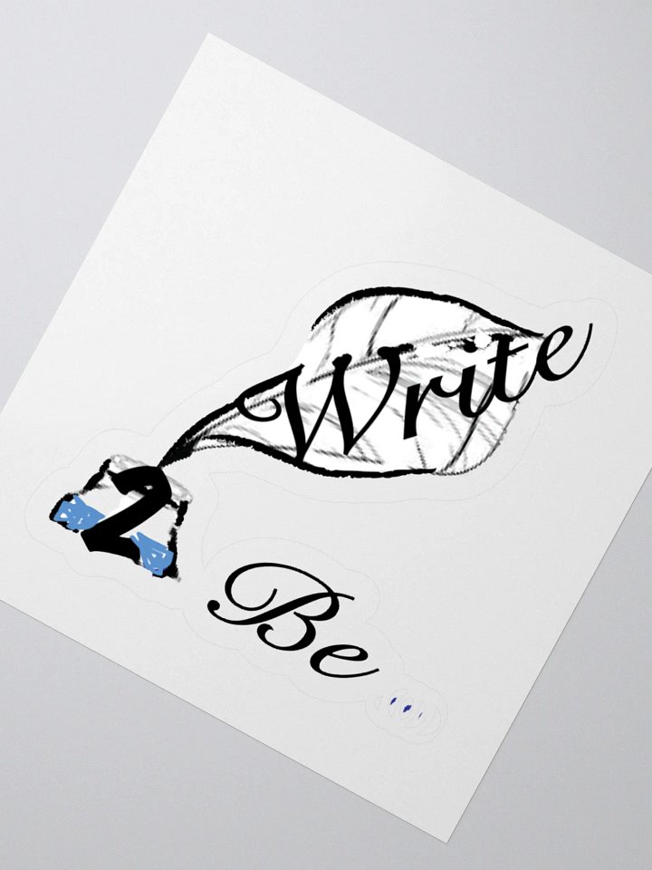 Write 2 Be Sticker product image (6)
