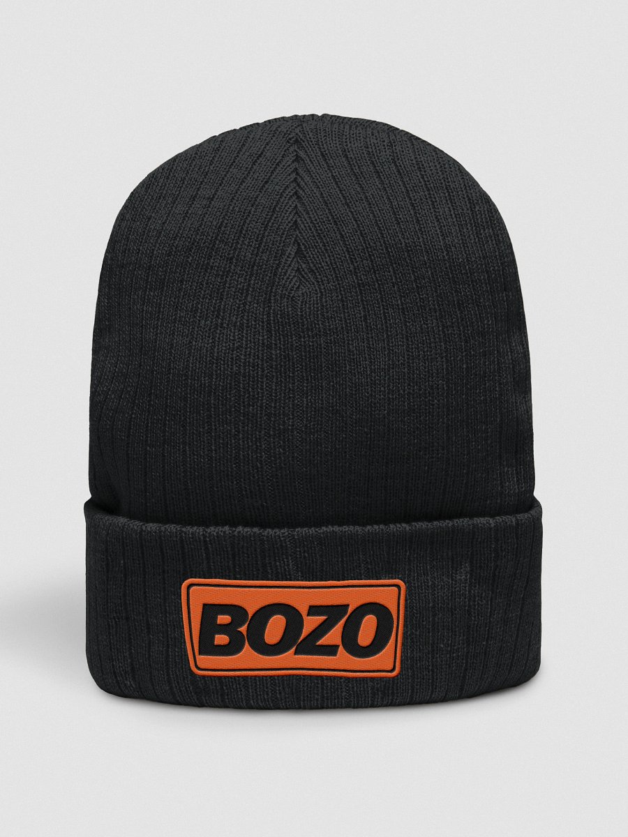 Bozo Logo Beanie (Orange&Black) product image (5)
