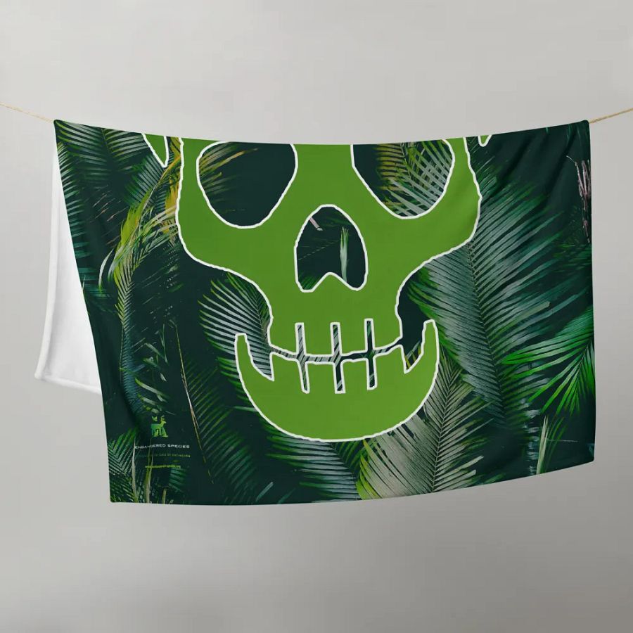 Endangered Species - Mexico - Skull Throw Blanket product image (10)