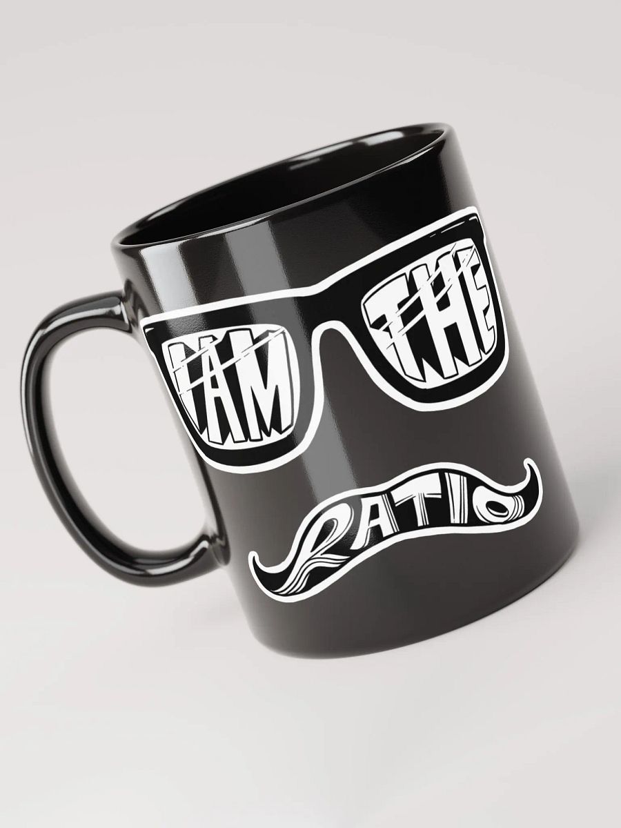 Glasses & Mustache Black Coffee Mug product image (2)