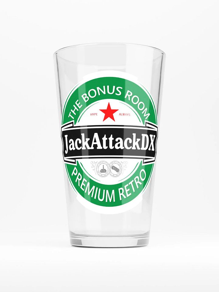 JackAttackDX - Premium Retro Pint Glass product image (1)