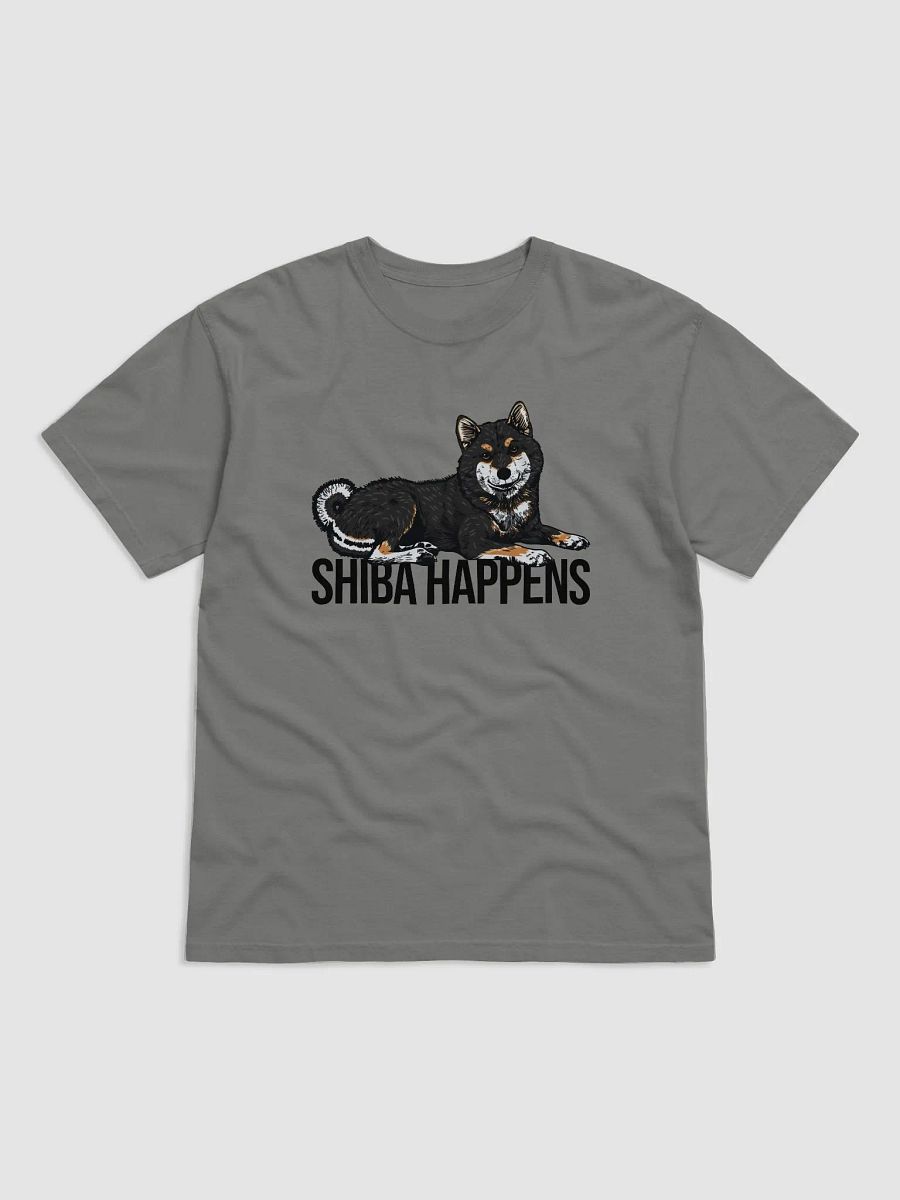 Shiba Happens T-Shirt of a Shiba Inu (Tricolor) | Funny T-Shirt for Shiba Inu Paw-rents product image (14)