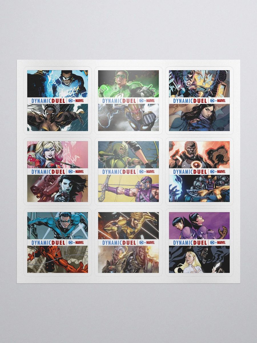 Dynamic Duel Episode Cover Stickers - Series 4 product image (1)