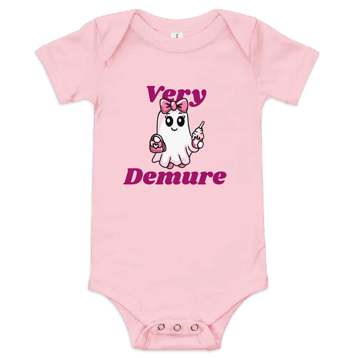 Very Demure Cute Ghost Baby One Piece product image (1)