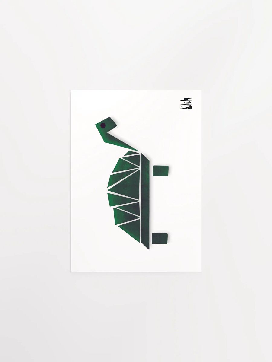 Geometric Tortoise Art Print product image (1)