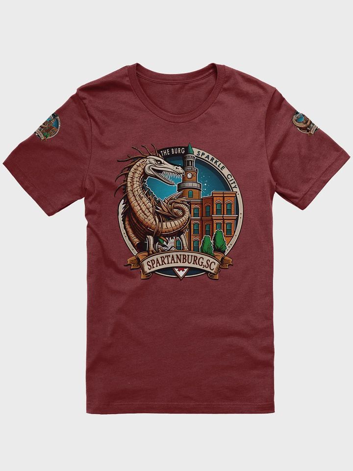 Spartanburg - South Carolina Sparkle City Dragon Tee product image (4)