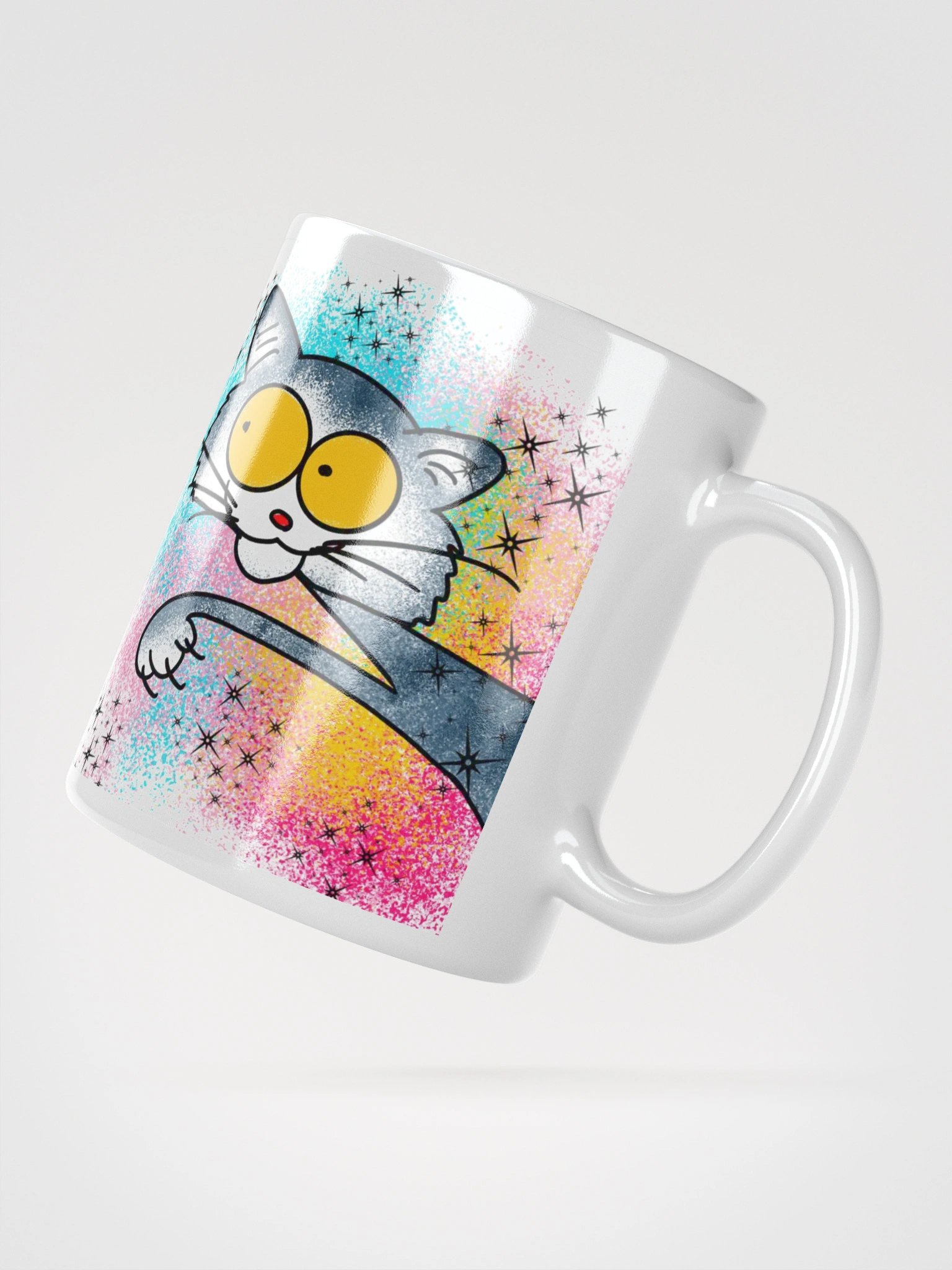 Claws & Coffee Cartoon Mug product image (6)