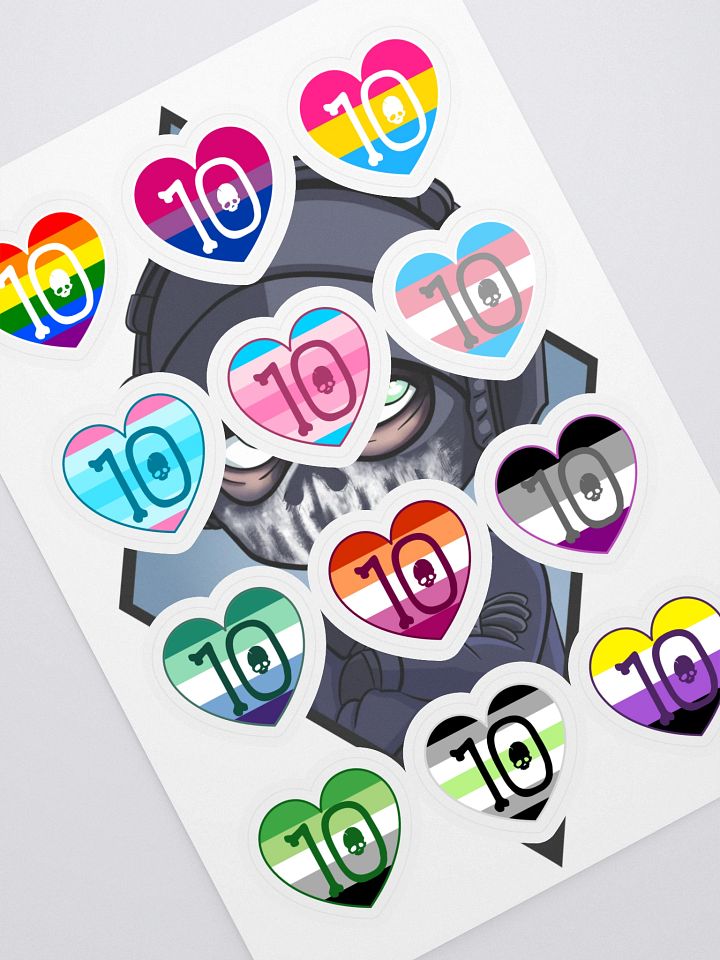 Pride Rule 10 - Sticker Sheet product image (1)