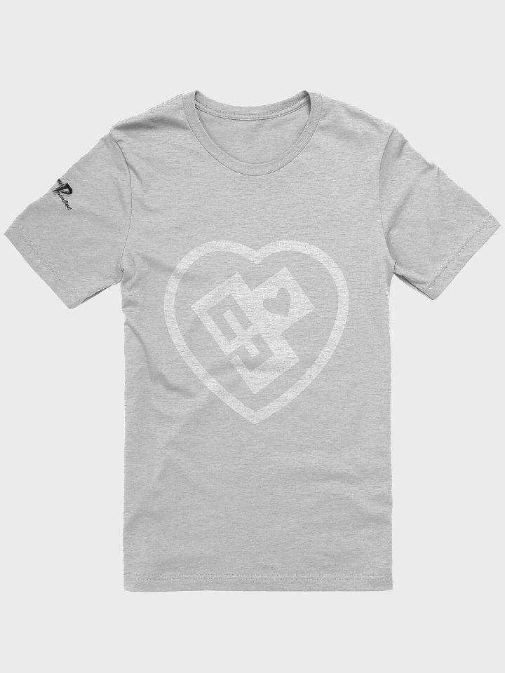 OptimusProcrastinus HeartChip in Heart T-Shirt (White) product image (1)