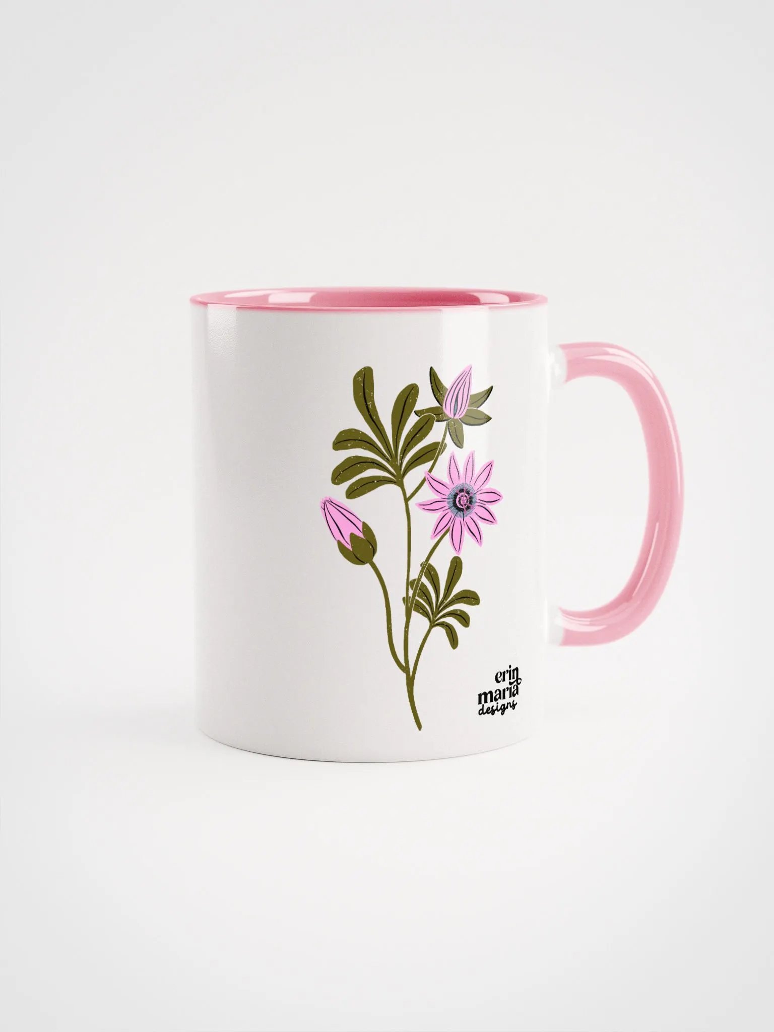 Passion Blooms - Mug with Color Inside product image (1)
