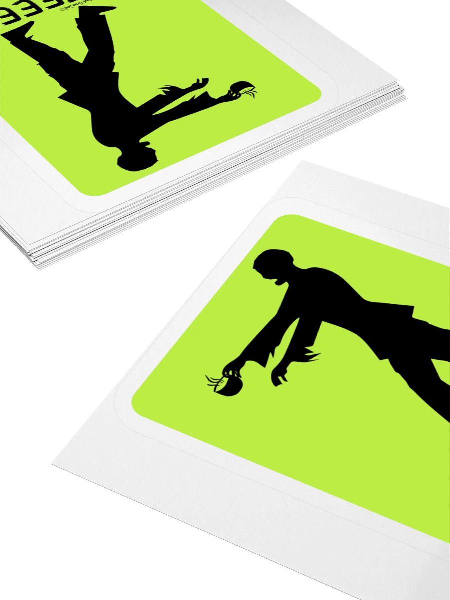 Coffee Zombie Black - Sticker product image (4)