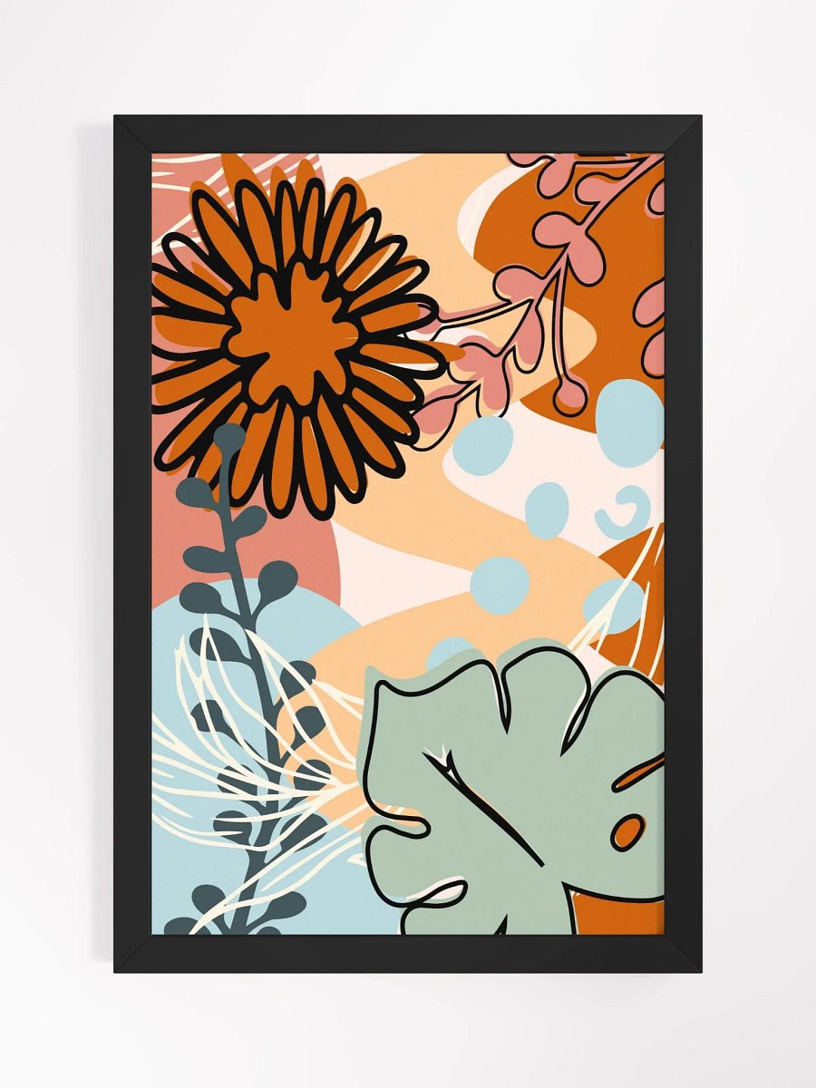 Vibrant Flora: Framed Matte Poster product image (5)