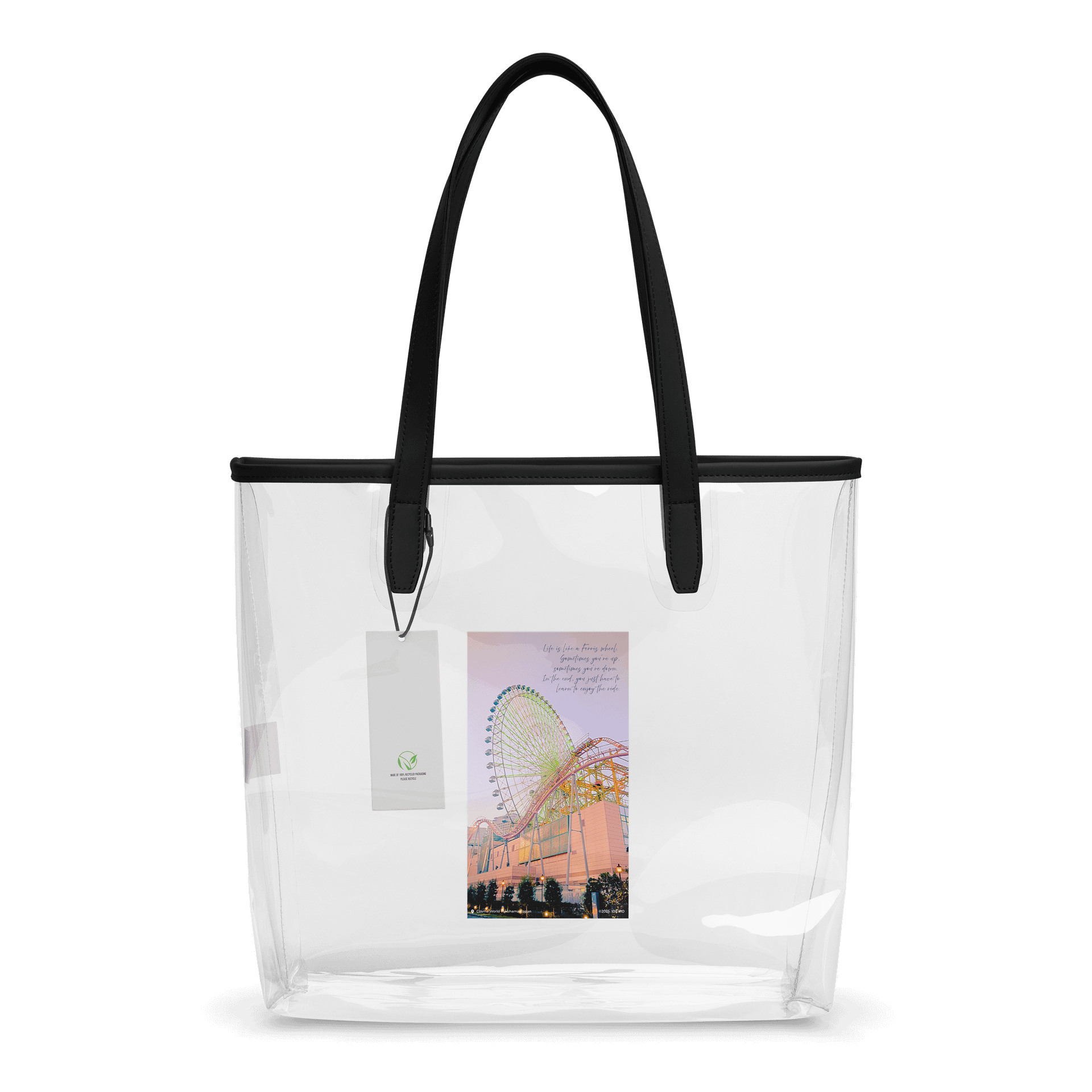 Ferris Wheel Dreams Clear Tote Bag product image (5)