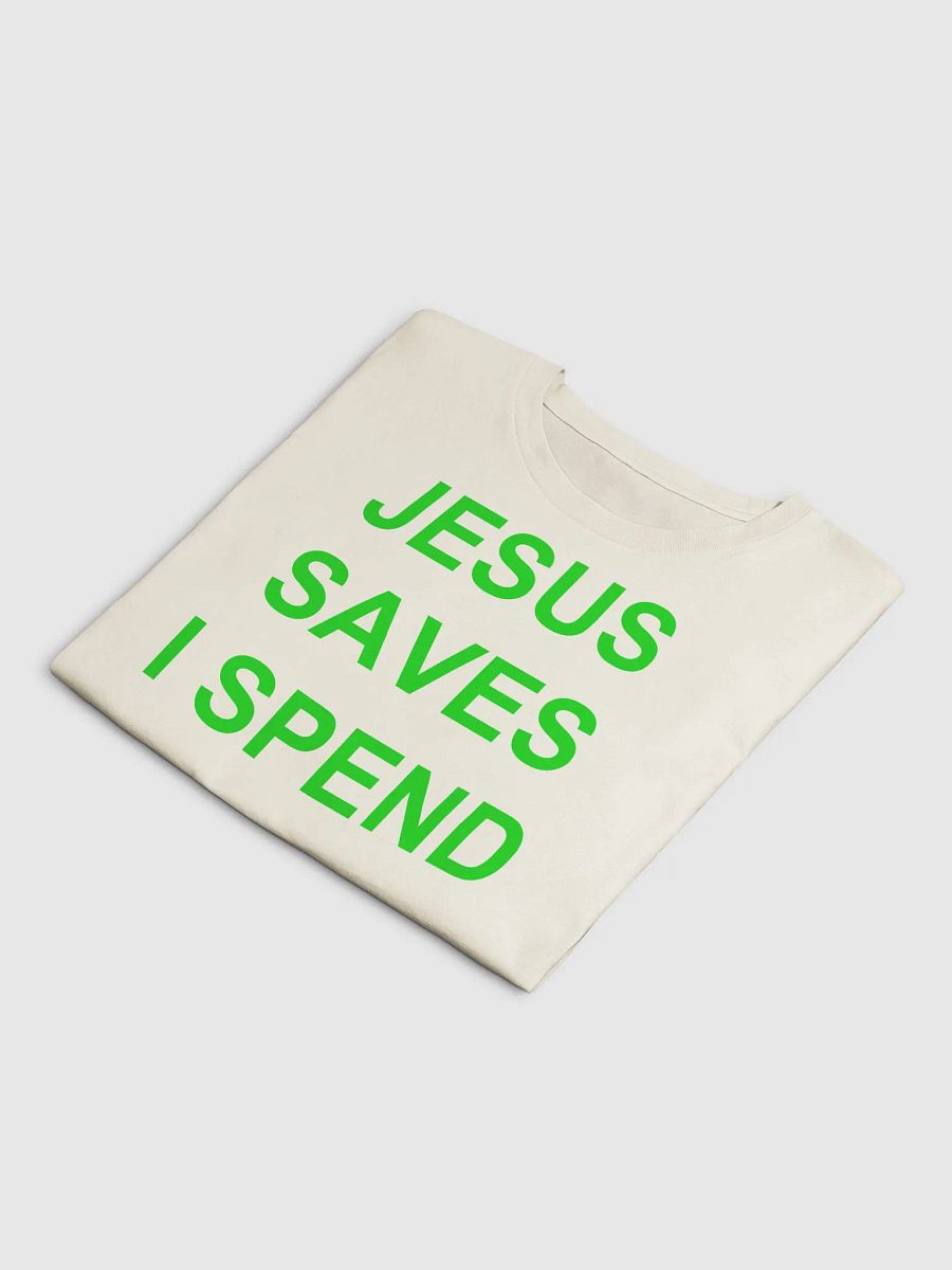 JESUS SAVES I SPEND Crop Top product image (45)