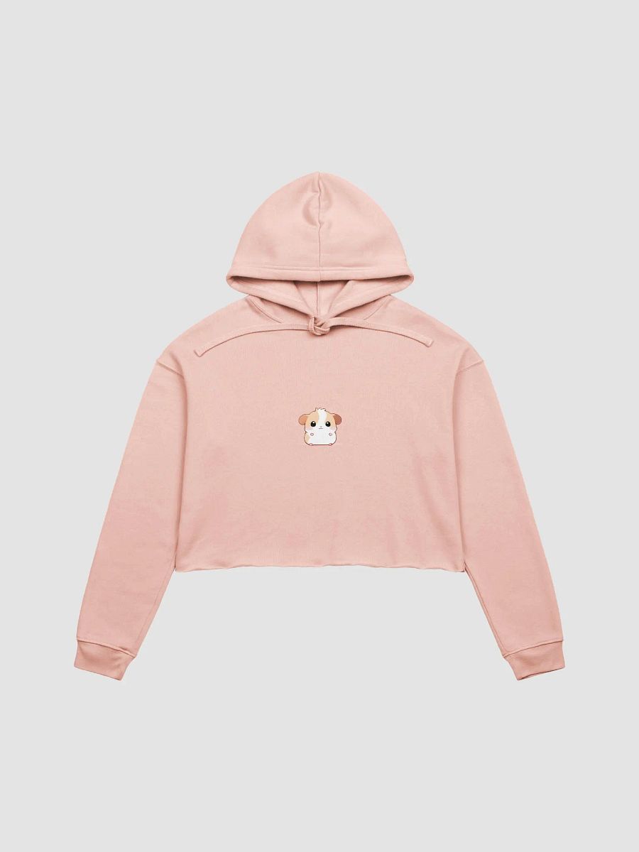 Cute Cartoon Hamster Fleece Crop Hoodie product image (29)