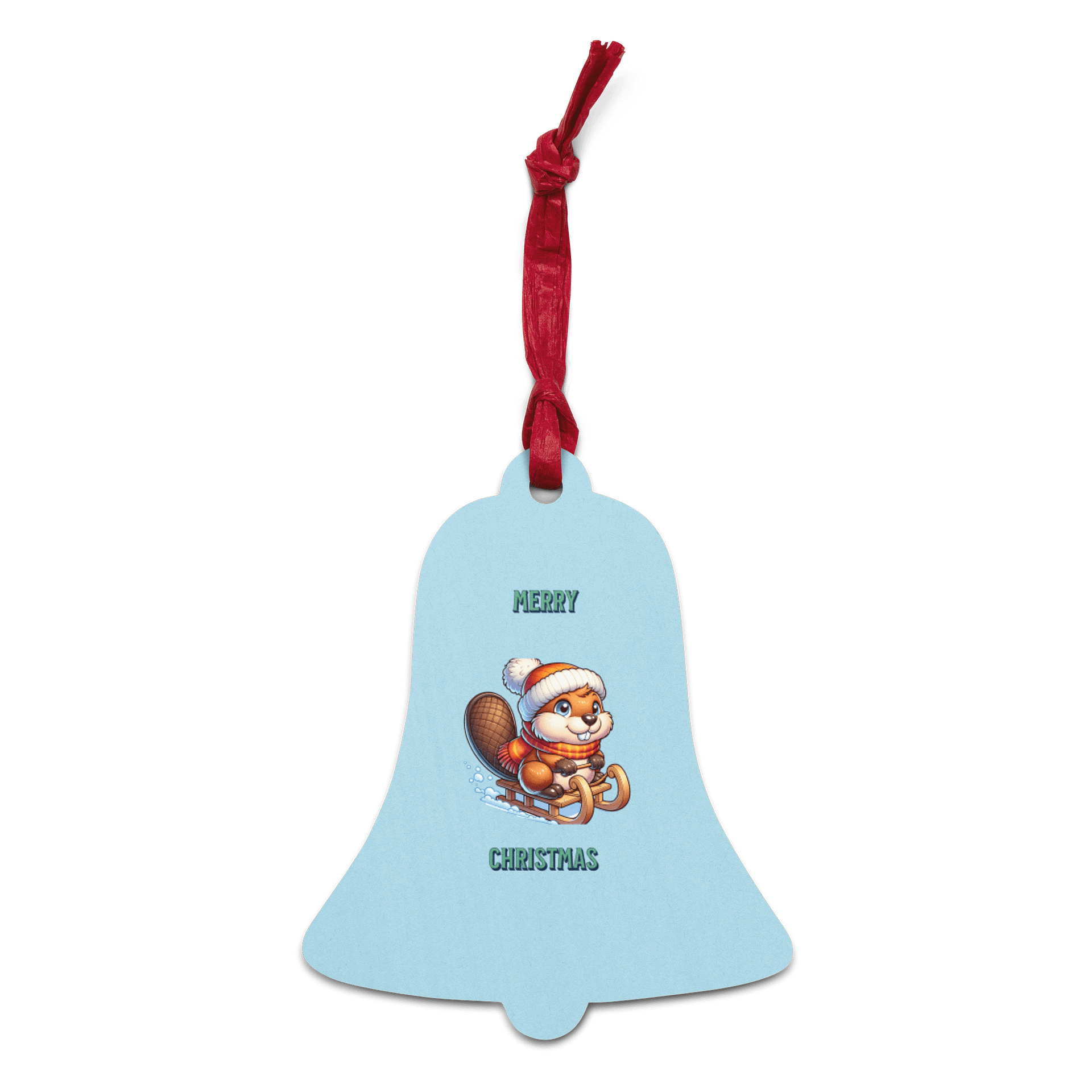 Winter Wonderland Beaver Wooden Ornaments product image (6)