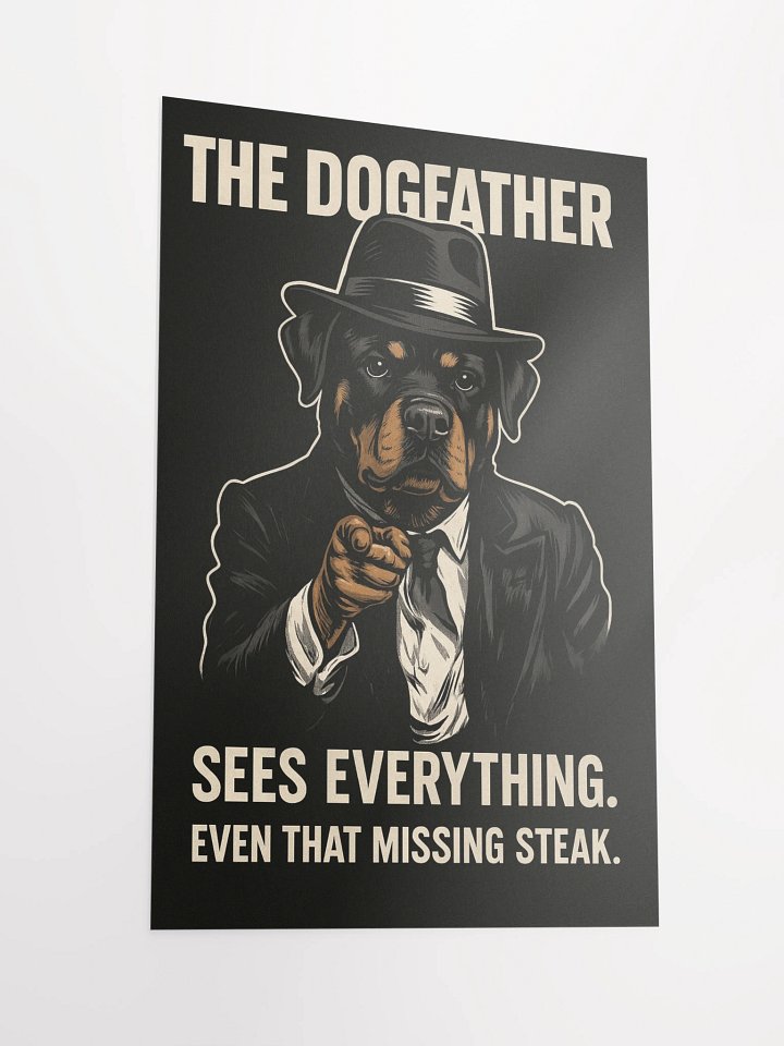 The Dogfather: Rottweiler Poster product image (5)