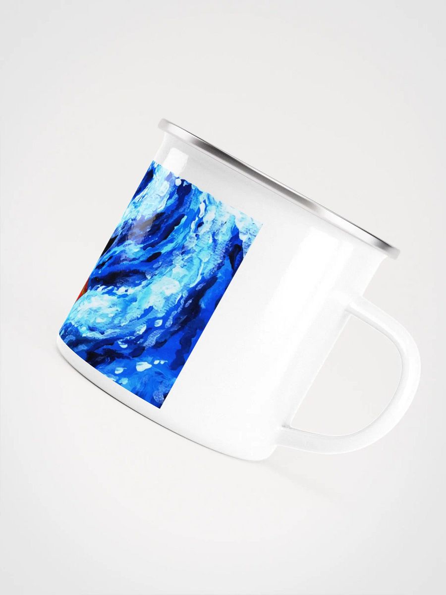 Surfing Penguin Enamel Mug product image (7)
