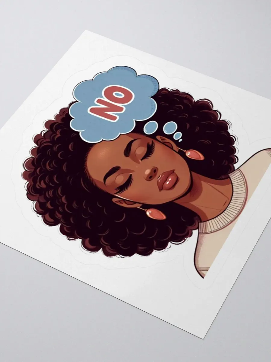 No | Kiss Cut Sticker product image (9)