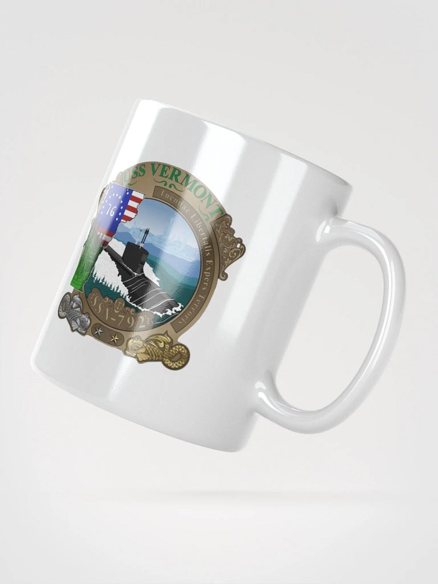 USS Vermont SSN 792 White Coffee Cup product image (2)