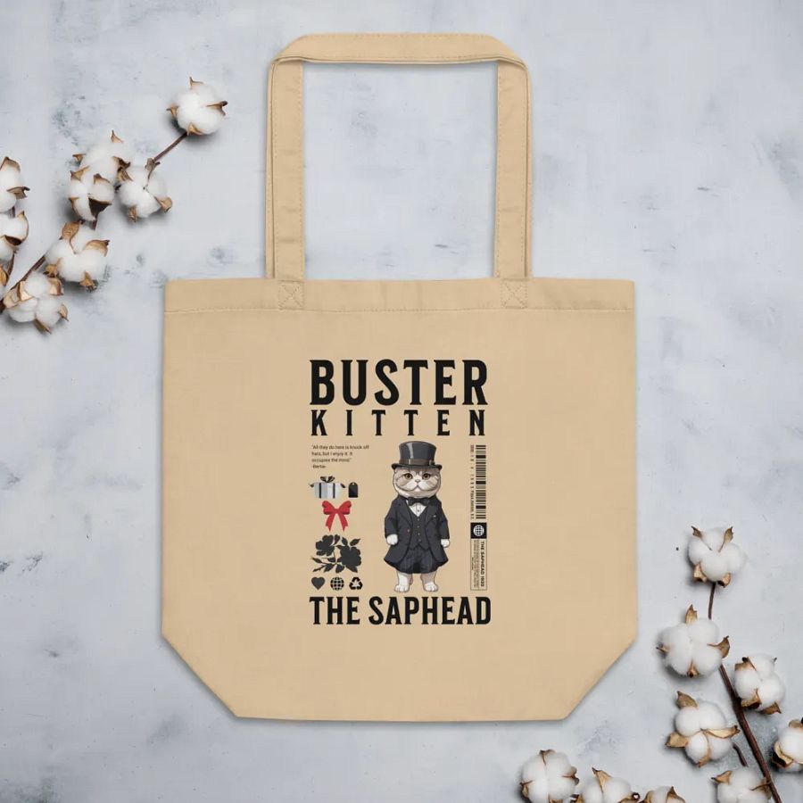 The Saphead - Buster Kitten - Eco Bag product image (3)
