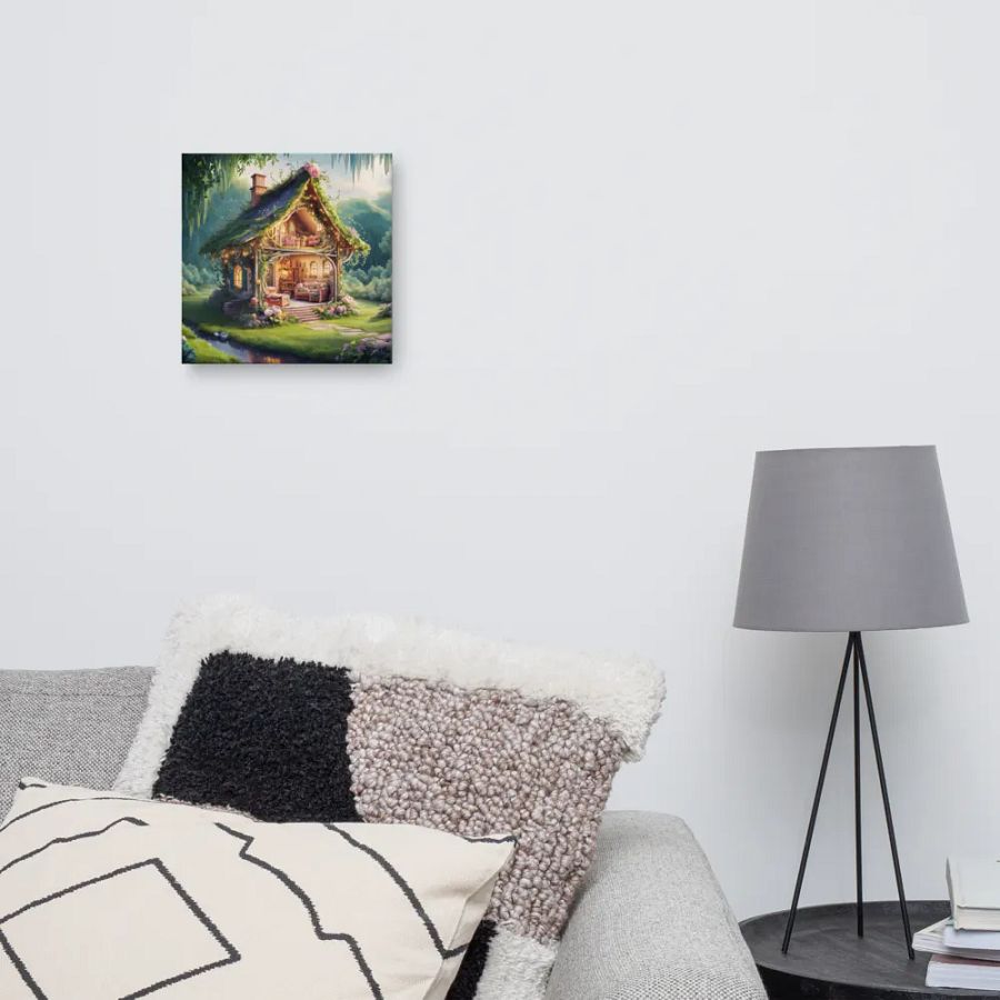 Watercolour Fairy House Art - v13 product image (10)