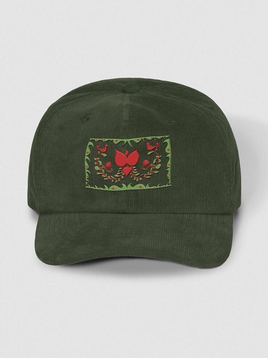 Traditional Hungarian Folk Art Corduroy Dad Hat product image (1)