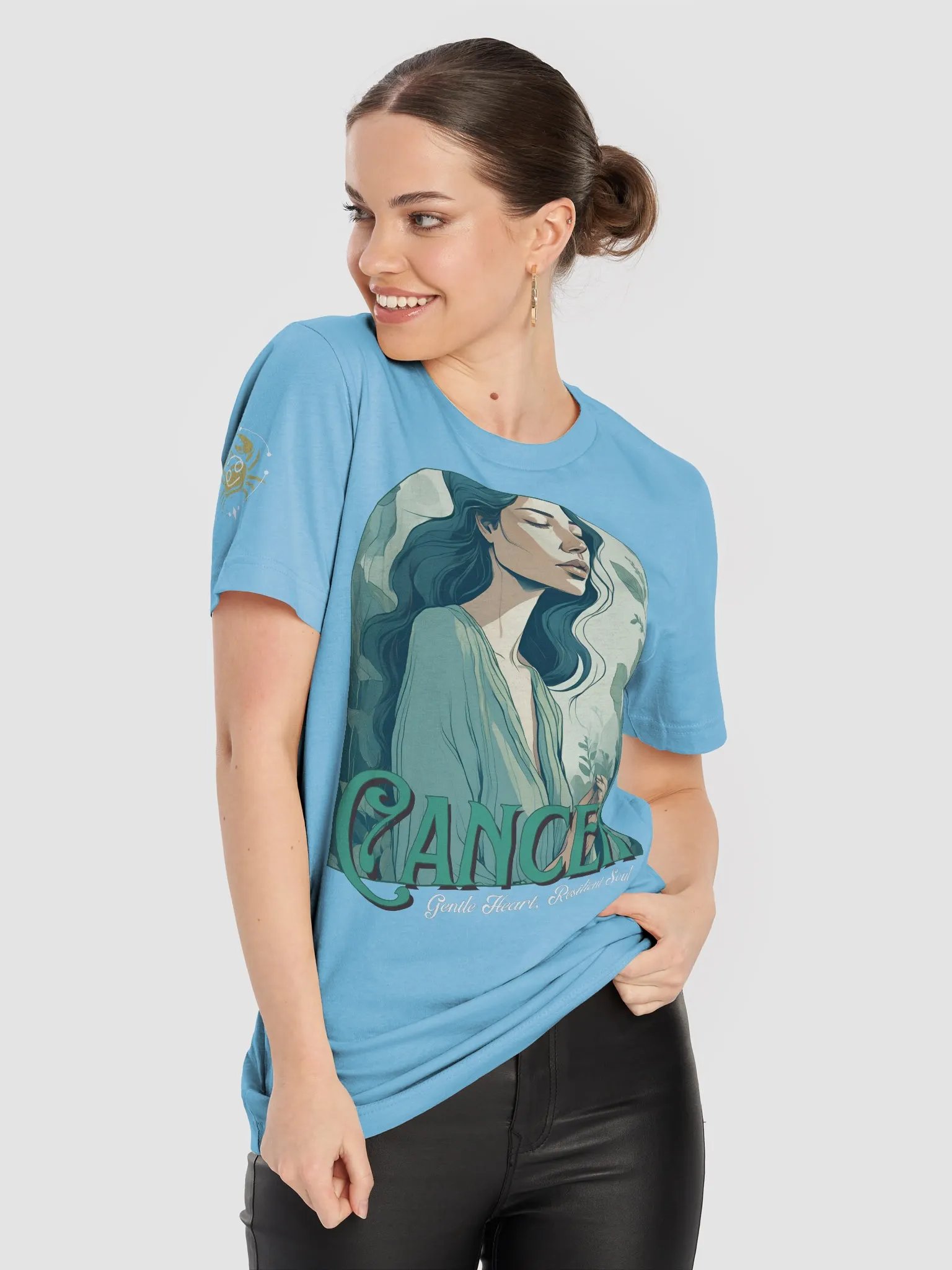 Celestial Cancer Woman T-Shirt (DTG) product image (7)