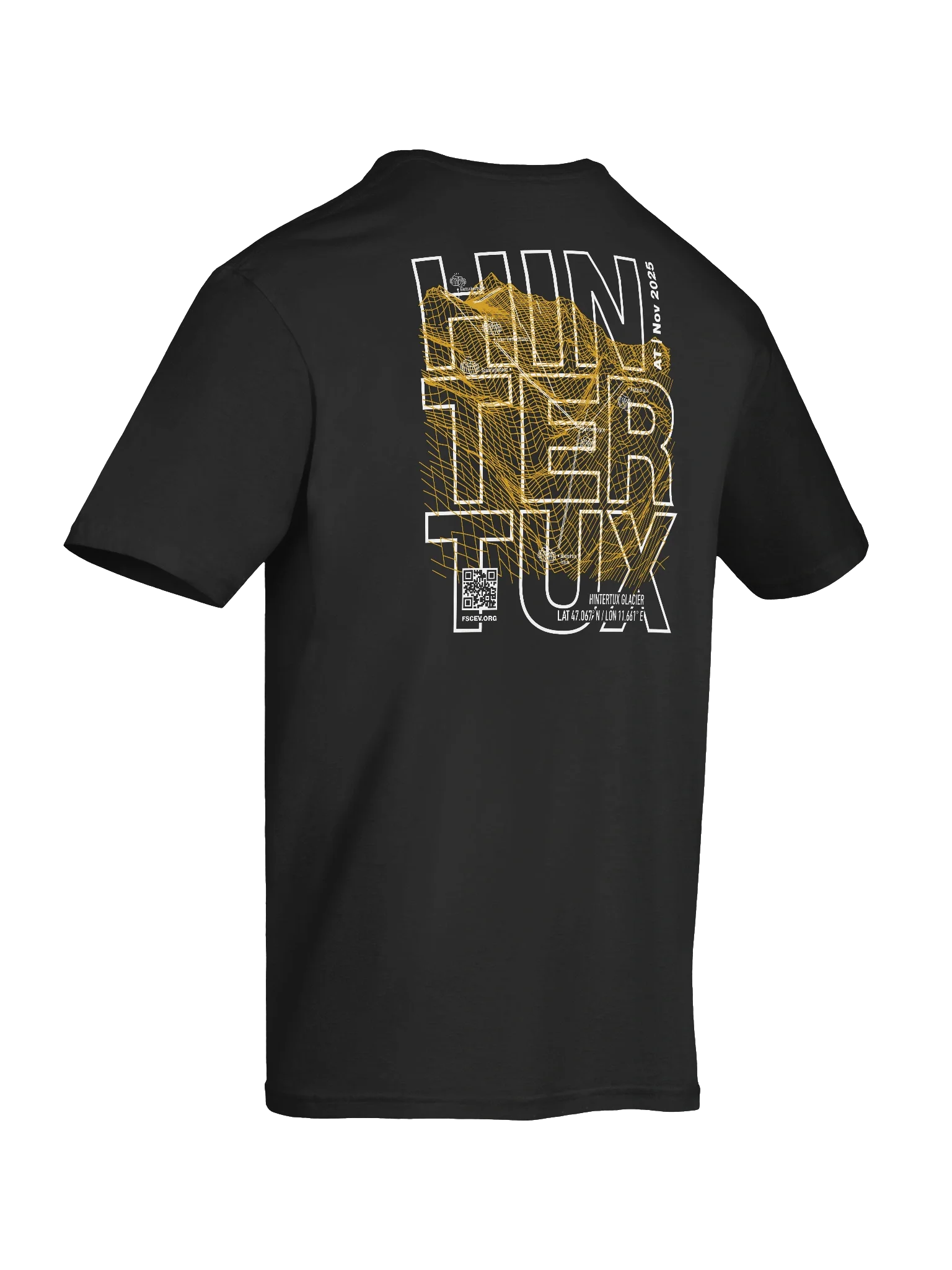 Hintertux Glacier Coordinates Resort (front and back print) product image (9)