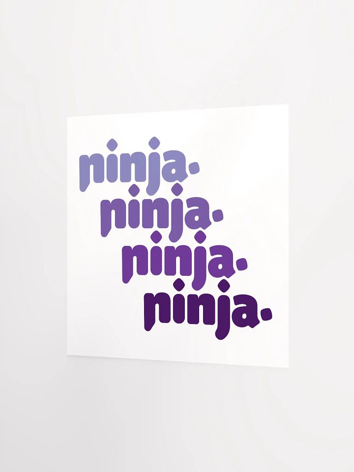 Purple Quad Ninja Poster product image (2)