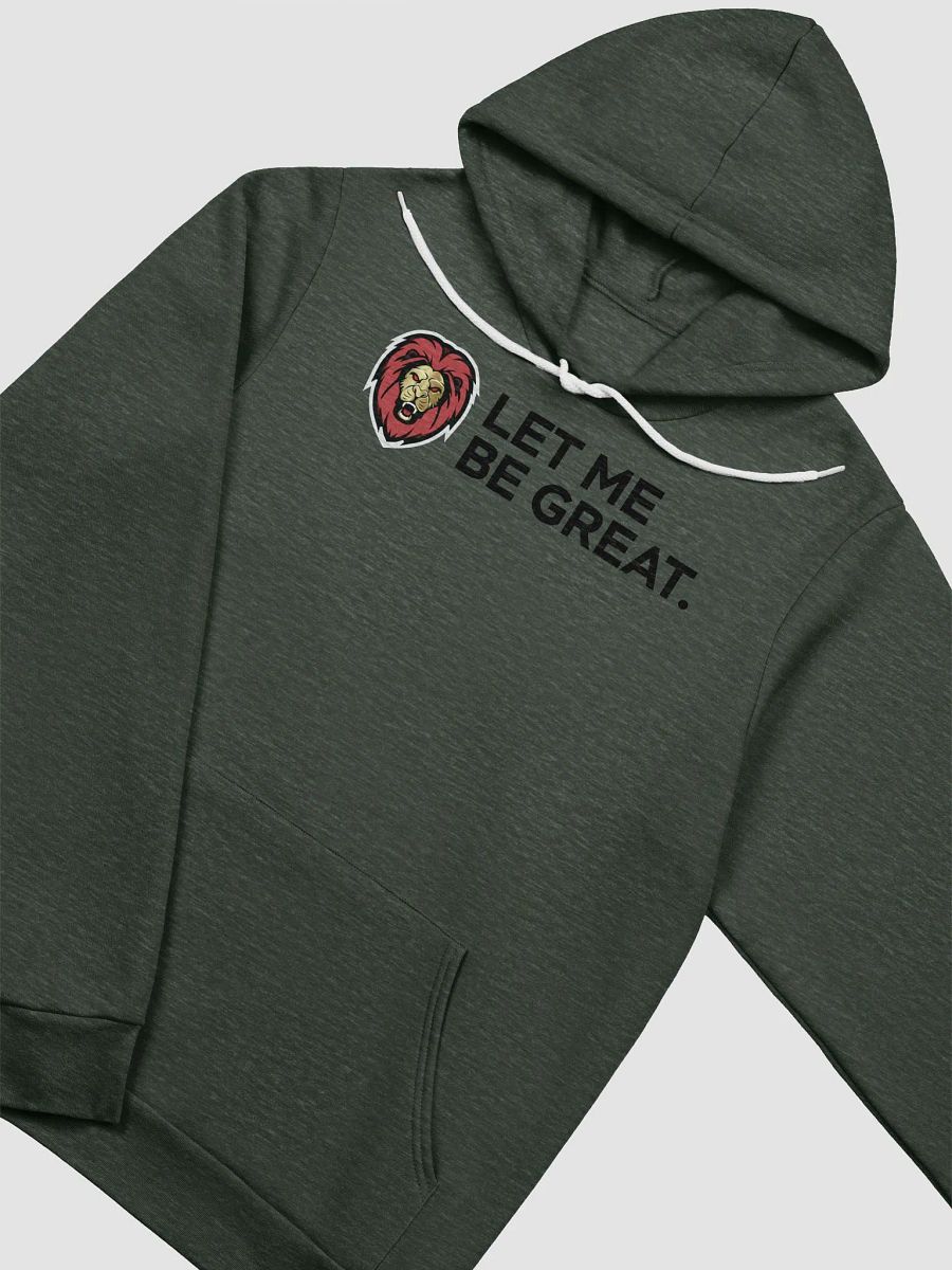 Let me be great hoodie black product image (5)