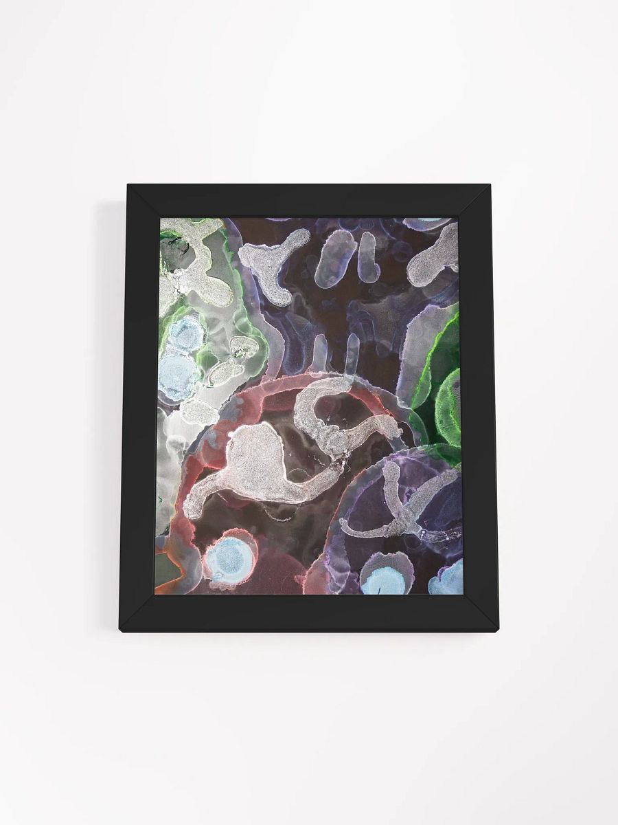 Sugar Skulls Dia de Lost Muertos Ink ARt Ethereal Layers Framed Poster product image (3)