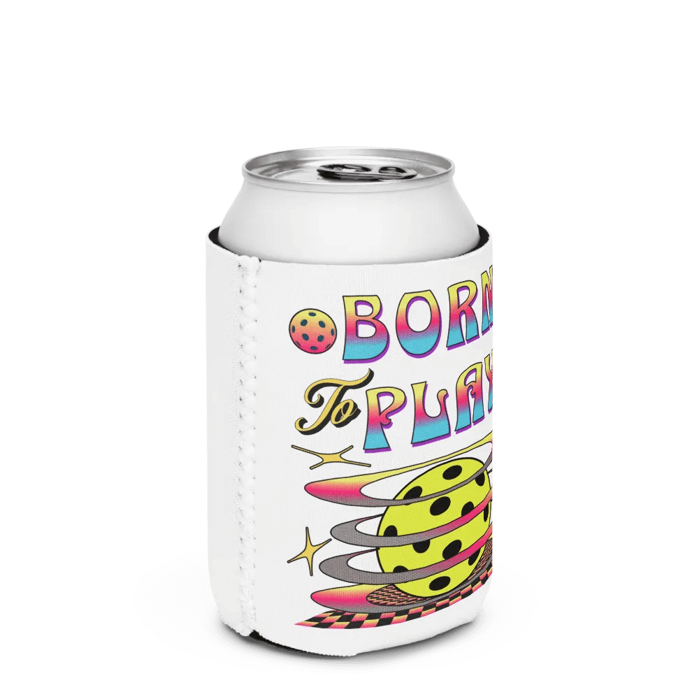 Born To Play Pickleball Playful Ballin' Can Cooler product image (3)