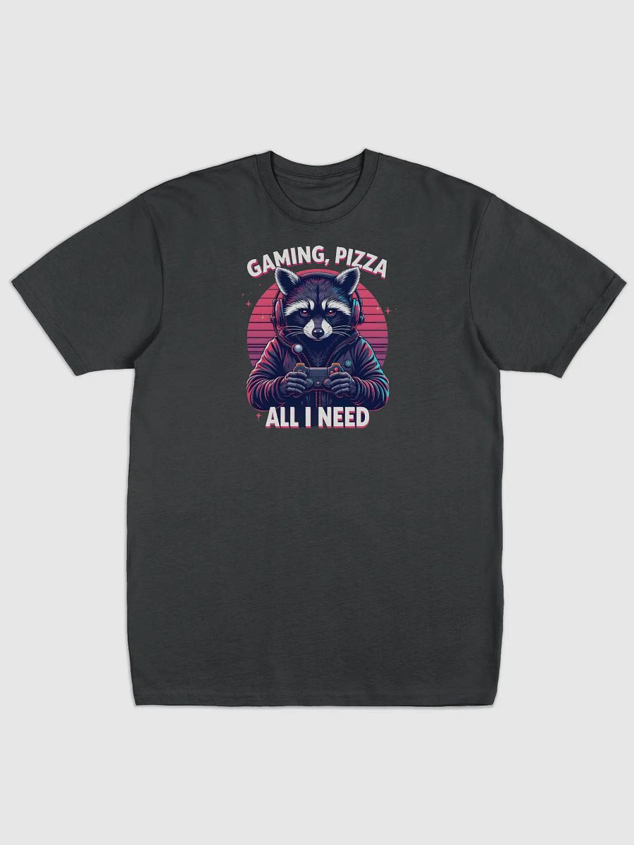 Retro Raccoon Gamer Tee product image (1)