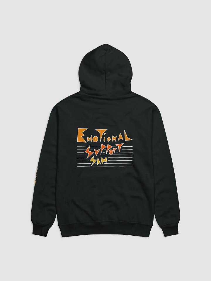 EMOTIONAL SUPPORT SAM HOODIE BLACK product image (2)