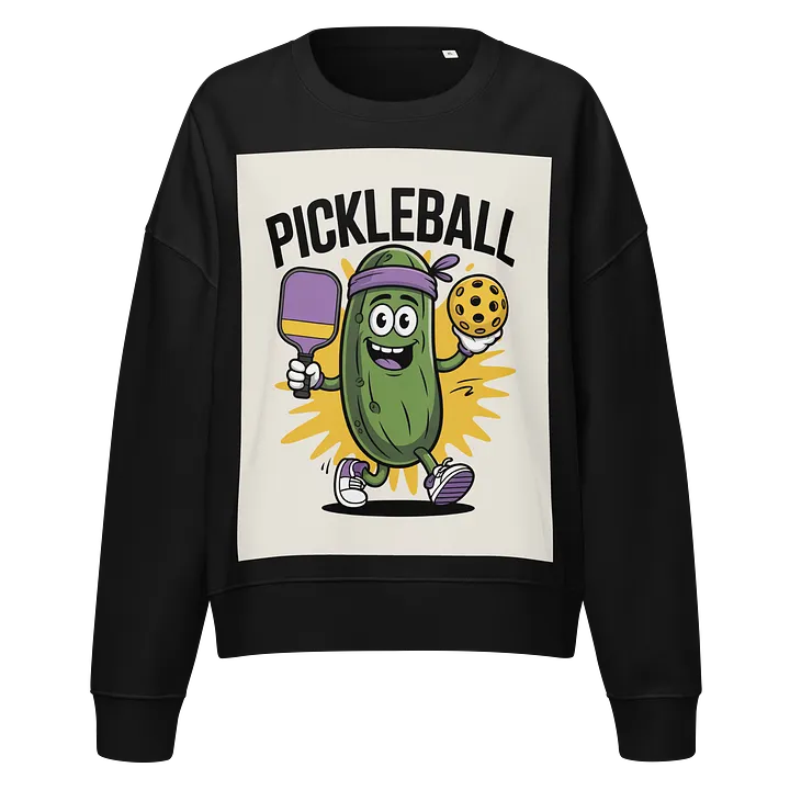 “Pickleball Pro” Funny Pickle Sweatshirt – Cute & Comfy Athletic Vibes product image (1)
