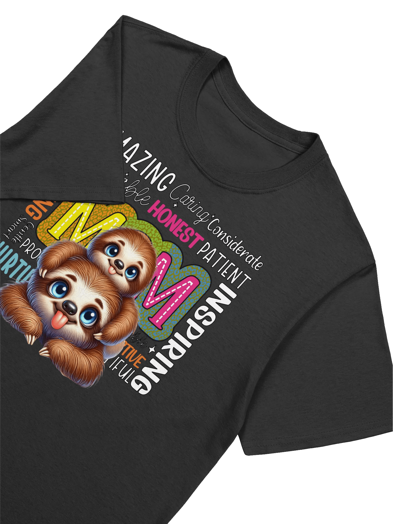 Cute Sloth Mom - Heartwarming Mother's Day T-Shirt product image (16)