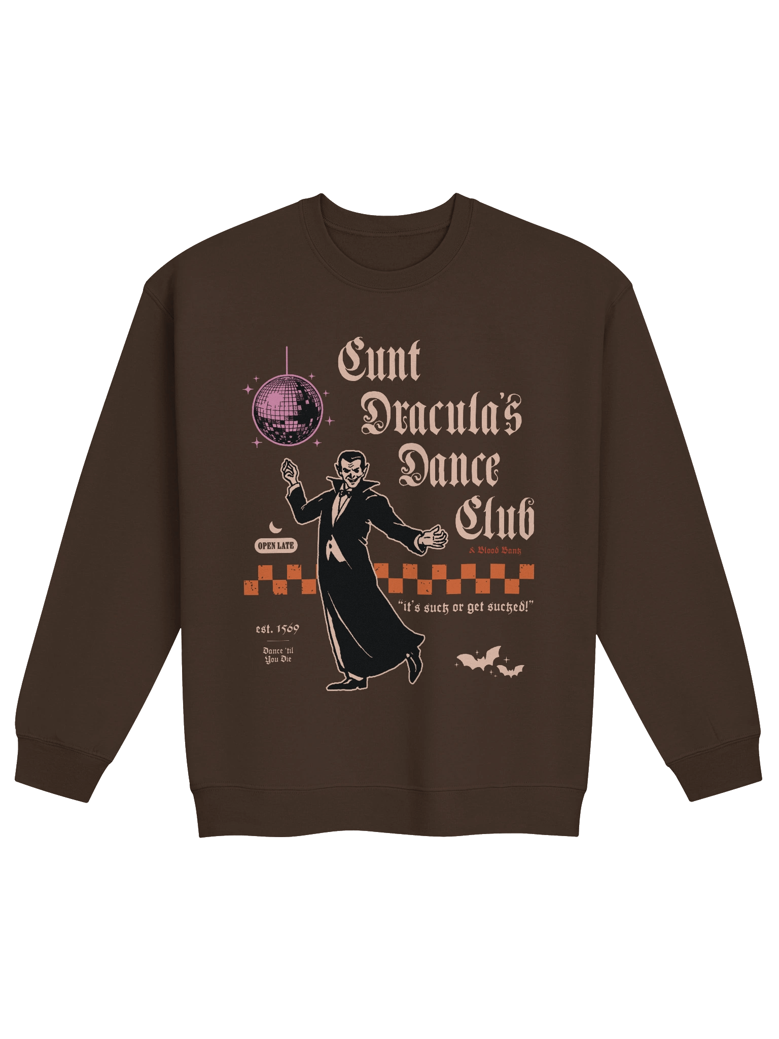 cunt dracula's dance club printed crewneck product image (9)