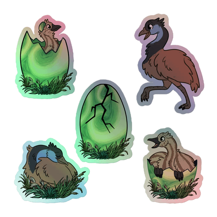 RAWR Breeze Holographic Stickers product image (1)