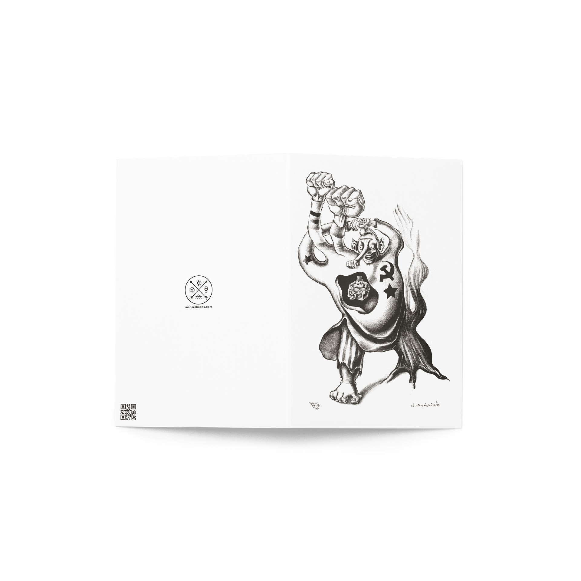 The Leftist Blank Greeting Card product image (2)