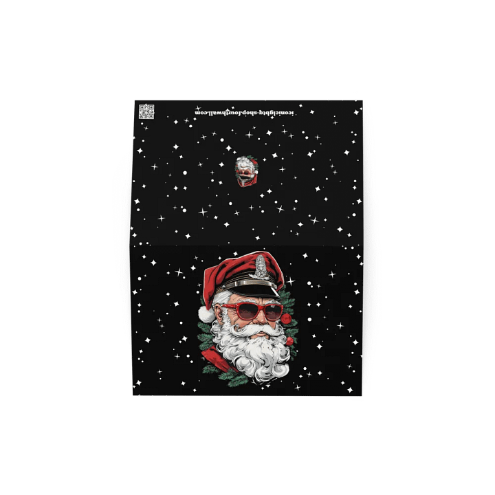 Santa Leather Daddy Christmas Pride Christmas Card product image (2)