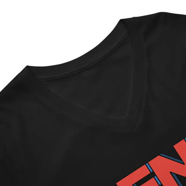 Cellphone V-Neck Black T-Shirt product image (2)