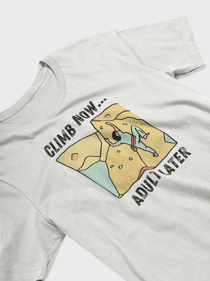 Climb Now...Adult Later - Climbing T-Shirt product image (2)