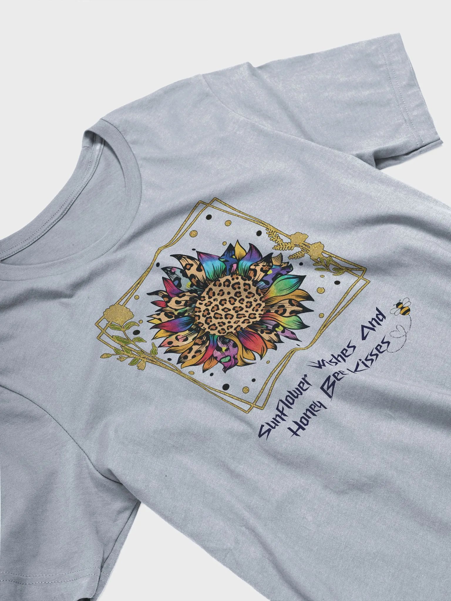 Sunflower Wishes and Honey Bee Kisses Premium T-shirt product image (13)