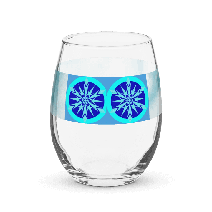 snowflake Stemless Wine Glass product image (2)