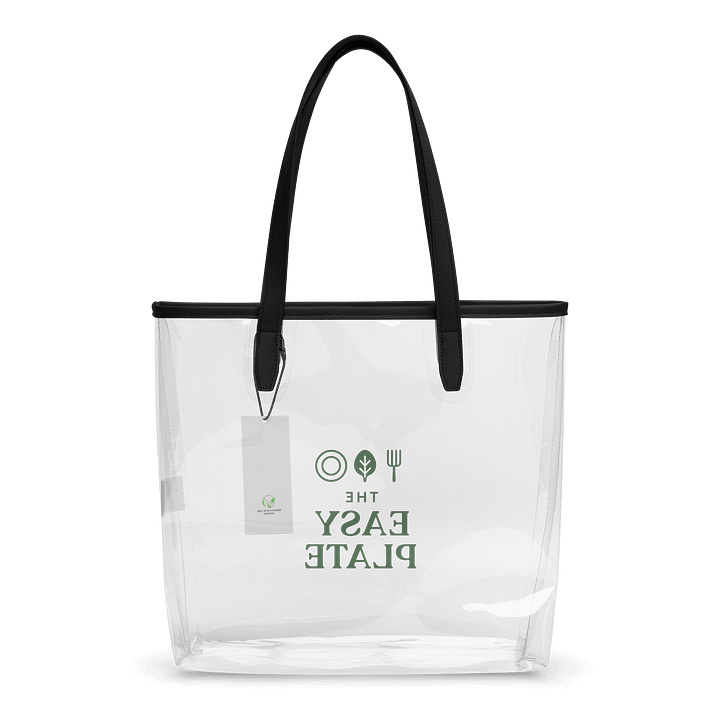 Green Urban Clear Tote: The Easy Plate Edition product image (2)