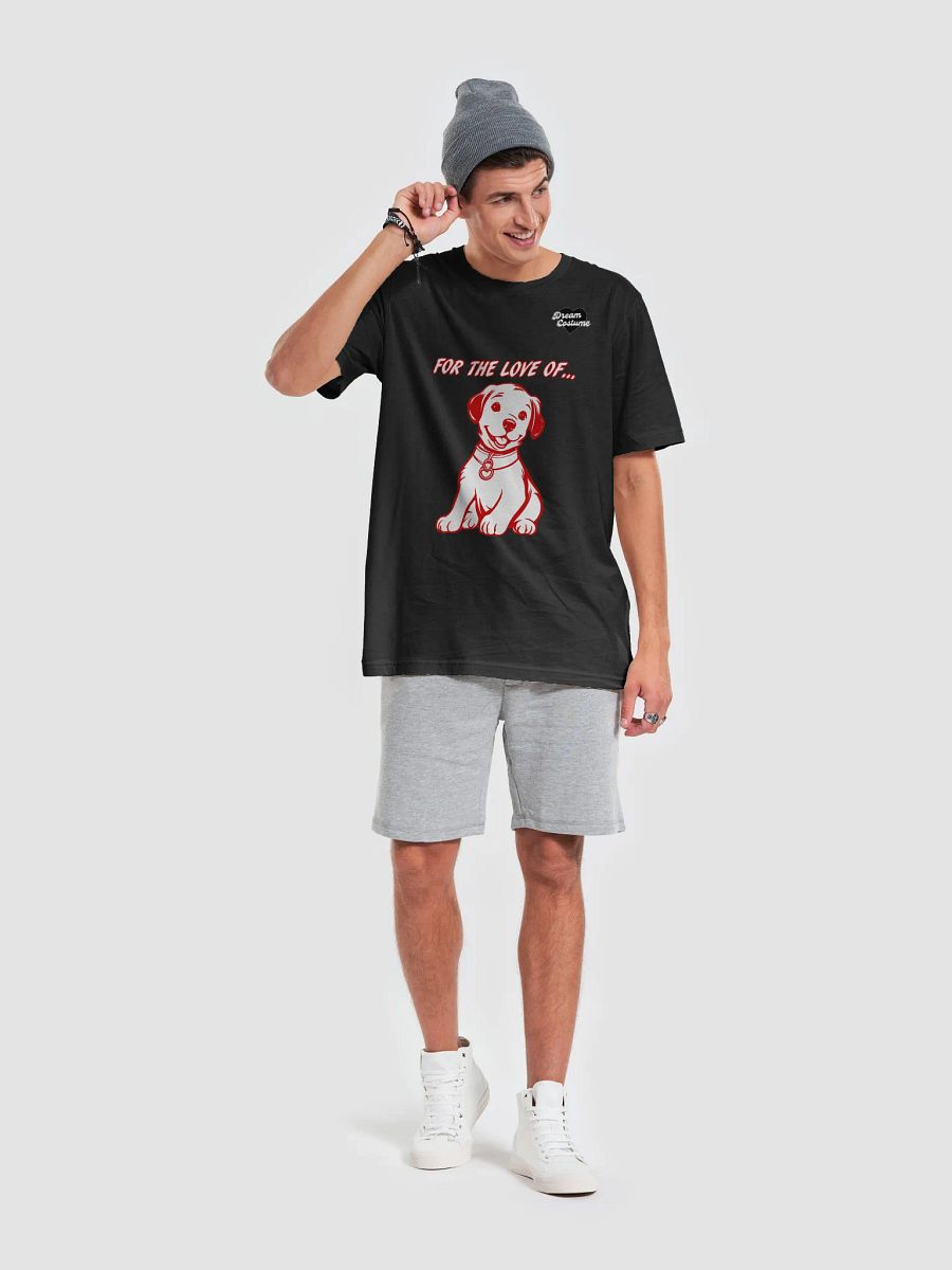 For the Love of Dogs Puppy T-Shirt Black/Red product image (26)