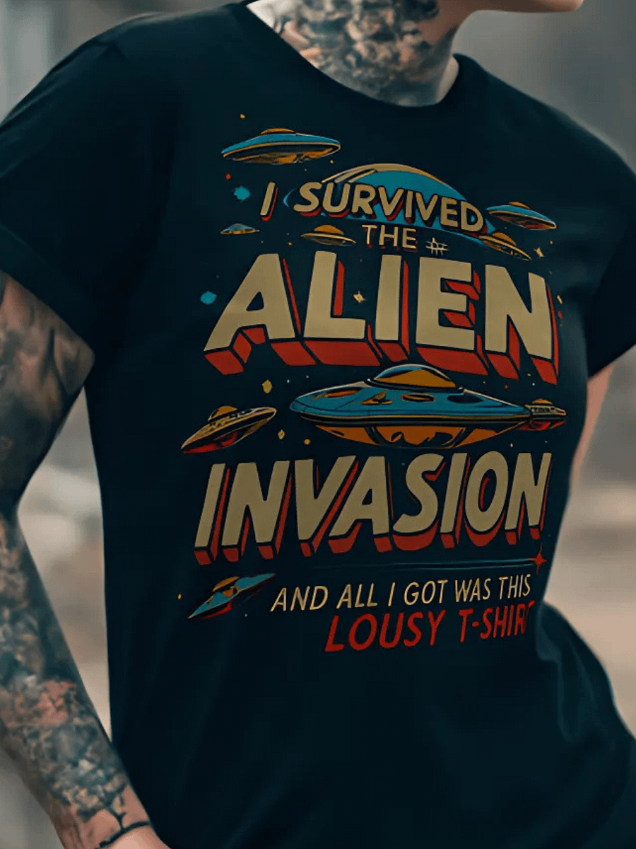 Survived the Alien Invasion T-Shirt product image (1)